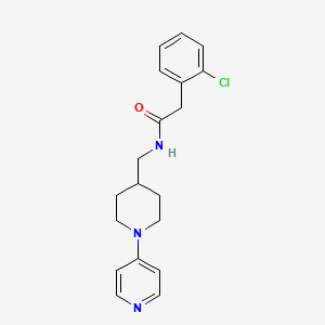 2-(2-chlorophenyl)-N-((1-(pyridin-4-yl)piperidin-4-yl)methyl)acetamide