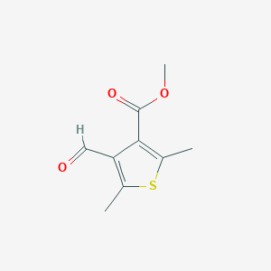 molecular formula C9H10O3S B2544555 Methyl 4-formyl-2,5-dimethylthiophene-3-carboxylate CAS No. 2248369-26-6