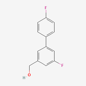 molecular formula C13H10F2O B2544564 [3-氟-5-(4-氟苯基)苯基]甲醇 CAS No. 1214359-09-7