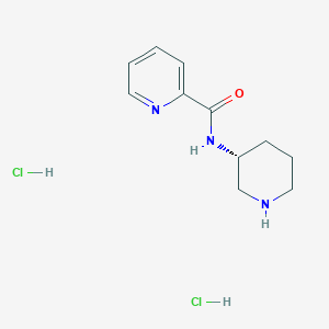 molecular formula C11H17Cl2N3O B2544568 (R)-N-(Piperidin-3-yl)pyridine-2-carboxamide dihydrochloride CAS No. 1349699-94-0