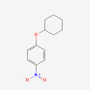 molecular formula C12H15NO3 B2544574 1-(Cyclohexyloxy)-4-nitrobenzene CAS No. 5493-73-2