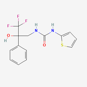 1-(Thiophen-2-yl)-3-(3,3,3-trifluoro-2-hydroxy-2-phenylpropyl)urea