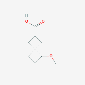 molecular formula C9H14O3 B2544590 7-Methoxyspiro[3.3]heptane-2-carboxylic acid CAS No. 2411252-30-5