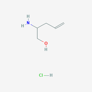 molecular formula C5H12ClNO B2544618 2-Aminopent-4-en-1-ol hydrochloride CAS No. 1380005-74-2; 304020-67-5; 926660-03-9; 926660-30-2