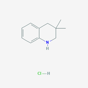 molecular formula C11H16ClN B2544707 3,3-Dimethyl-2,4-dihydro-1H-quinoline;hydrochloride CAS No. 2322580-89-0