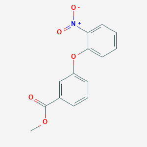 molecular formula C14H11NO5 B2544714 Methyl 3-(2-nitrophenoxy)benzoate CAS No. 227275-01-6
