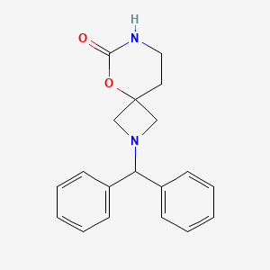 2-Benzhydryl-5-oxa-2,7-diazaspiro[3.5]nonan-6-one