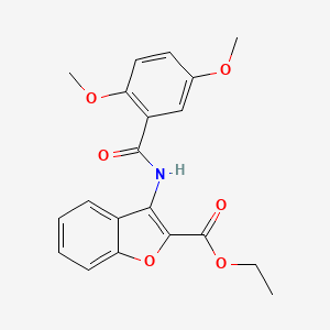 Ethyl 3-(2,5-dimethoxybenzamido)benzofuran-2-carboxylate