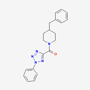 (4-benzylpiperidin-1-yl)(2-phenyl-2H-tetrazol-5-yl)methanone