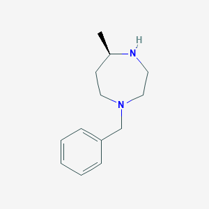 molecular formula C13H20N2 B2544774 (5R)-1-苄基-5-甲基-1,4-二氮杂环戊烷 CAS No. 1620097-06-4