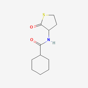 N-(2-oxotetrahydrothiophen-3-yl)cyclohexanecarboxamide