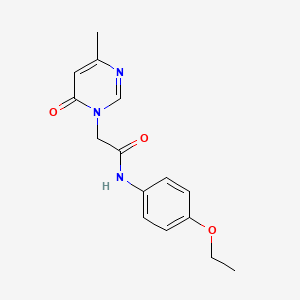 N-(4-ethoxyphenyl)-2-(4-methyl-6-oxopyrimidin-1(6H)-yl)acetamide