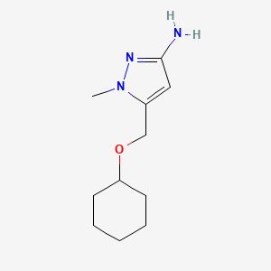5-[(cyclohexyloxy)methyl]-1-methyl-1H-pyrazol-3-amine
