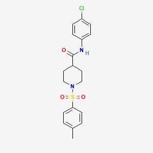 N-(4-chlorophenyl)-1-[(4-methylphenyl)sulfonyl]-4-piperidinecarboxamide