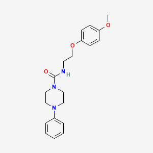 N-[2-(4-methoxyphenoxy)ethyl]-4-phenylpiperazine-1-carboxamide