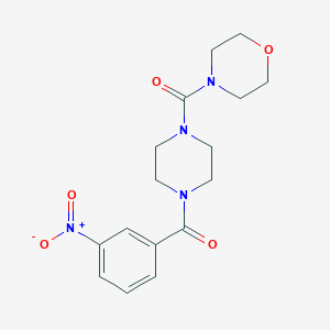 Morpholin-4-yl 4-[(3-nitrophenyl)carbonyl]piperazinyl ketone