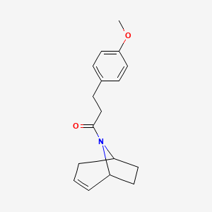 1-((1R,5S)-8-azabicyclo[3.2.1]oct-2-en-8-yl)-3-(4-methoxyphenyl)propan-1-one