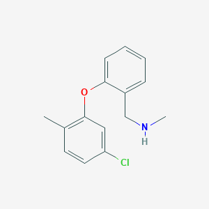 {[2-(5-Chloro-2-methylphenoxy)phenyl]methyl}(methyl)amine