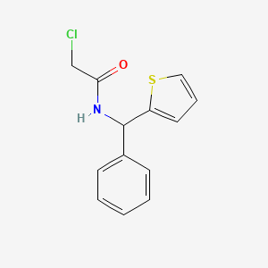 2-chloro-N-[phenyl(thiophen-2-yl)methyl]acetamide