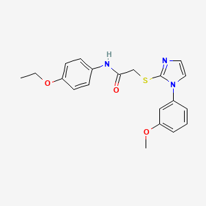 N-(4-ethoxyphenyl)-2-((1-(3-methoxyphenyl)-1H-imidazol-2-yl)thio)acetamide
