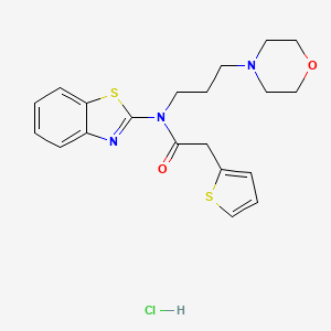 N-(benzo[d]thiazol-2-yl)-N-(3-morpholinopropyl)-2-(thiophen-2-yl)acetamide hydrochloride
