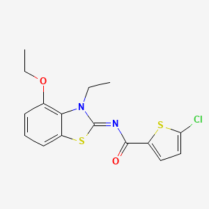 5-chloro-N-(4-ethoxy-3-ethyl-1,3-benzothiazol-2-ylidene)thiophene-2-carboxamide