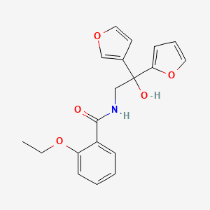 2-ethoxy-N-(2-(furan-2-yl)-2-(furan-3-yl)-2-hydroxyethyl)benzamide