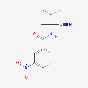 N-(1-cyano-1,2-dimethylpropyl)-4-methyl-3-nitrobenzamide