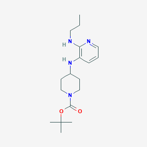 tert-butyl 4-{[2-(propylamino)-3-pyridyl]amino}tetrahydro-1(2H)-pyridinecarboxylate