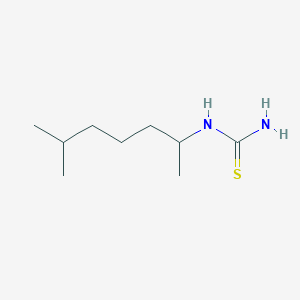 molecular formula C9H20N2S B2545030 (6-Methylheptan-2-yl)thiourea CAS No. 747411-48-9