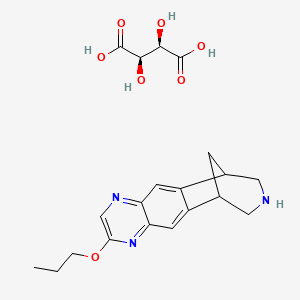 molecular formula C20H25N3O7 B2545042 uPSEM 817 tartrate CAS No. 2341833-14-3