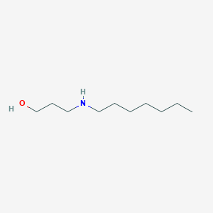 molecular formula C10H23NO B2545044 3-(庚基氨基)丙醇-1 CAS No. 1024275-23-7