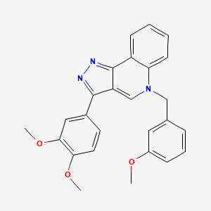 3-(3,4-dimethoxyphenyl)-5-(3-methoxybenzyl)-5H-pyrazolo[4,3-c]quinoline