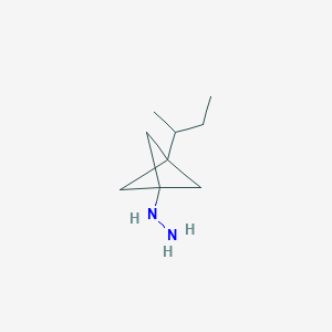 (3-Butan-2-yl-1-bicyclo[1.1.1]pentanyl)hydrazine