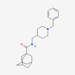 molecular formula C24H34N2O B2545102 N-[(1-benzylpiperidin-4-yl)methyl]adamantane-1-carboxamide CAS No. 954243-64-2