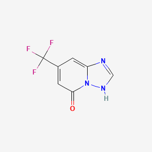 7-(Trifluoromethyl)-3H-[1,2,4]triazolo[1,5-a]pyridin-5-one