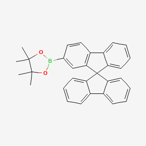 molecular formula C31H27BO2 B2545123 9,9-螺二芴-2-硼酸频哪醇酯 CAS No. 884336-44-1
