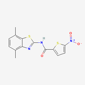 N-(4,7-dimethyl-1,3-benzothiazol-2-yl)-5-nitrothiophene-2-carboxamide