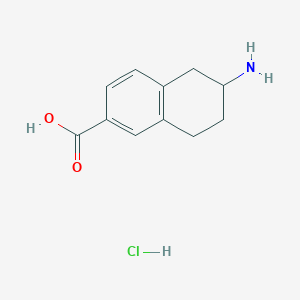 6-amino-5,6,7,8-tetrahydronaphthalene-2-carboxylic acid HCl
