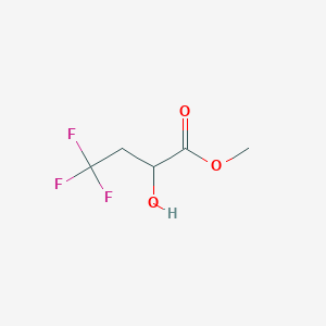 molecular formula C5H7F3O3 B2545200 Methyl 4,4,4-trifluoro-2-hydroxybutanoate CAS No. 1610538-11-8