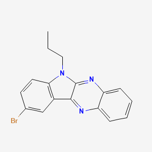 9-bromo-6-propyl-6H-indolo[2,3-b]quinoxaline