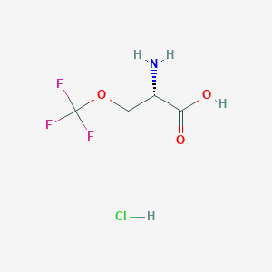 (2S)-2-Amino-3-(trifluoromethoxy)propanoic acid;hydrochloride