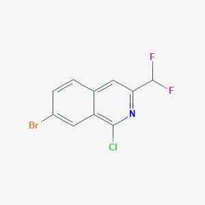 7-Bromo-1-chloro-3-(difluoromethyl)isoquinoline