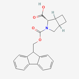 (1S,2S,5R)-3-(9H-Fluoren-9-ylmethoxycarbonyl)-3-azabicyclo[3.2.0]heptane-2-carboxylic acid