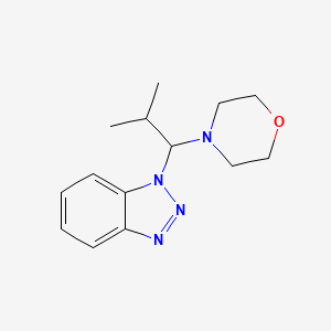 molecular formula C14H20N4O B2545280 1-(1-Morpholino-2-methylpropyl)-1H-benzotriazole CAS No. 122668-90-0