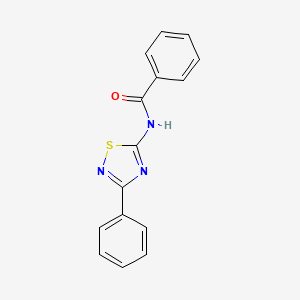 molecular formula C15H11N3OS B2545287 N-(3-phenyl-1,2,4-thiadiazol-5-yl)benzamide CAS No. 17280-75-0
