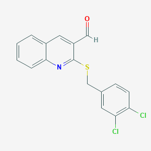 2-[(3,4-Dichlorobenzyl)sulfanyl]-3-quinolinecarbaldehyde