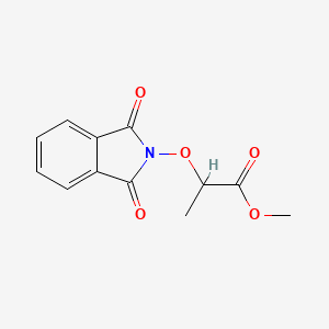 molecular formula C12H11NO5 B2545329 Methyl 2-(phthalimidooxy)propionate CAS No. 131042-52-9
