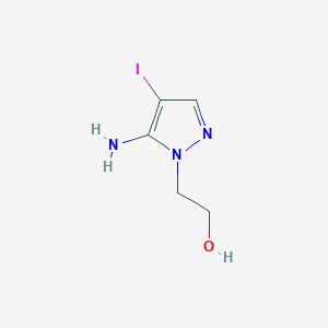 2-(5-amino-4-iodo-1H-pyrazol-1-yl)ethan-1-ol