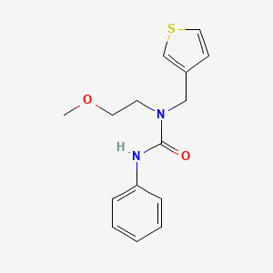 1-(2-Methoxyethyl)-3-phenyl-1-(thiophen-3-ylmethyl)urea